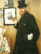 Ernst Josephson portratt av per staaff Sweden oil painting artist